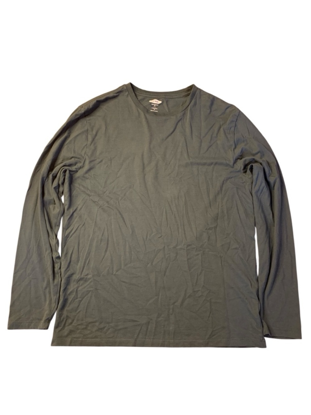 Old Navy Soft-Washed Long Sleeve Tee | Dark Forest Green | Men’s Medium
